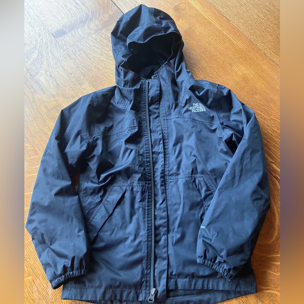 The North Face Kids Black Raincoat